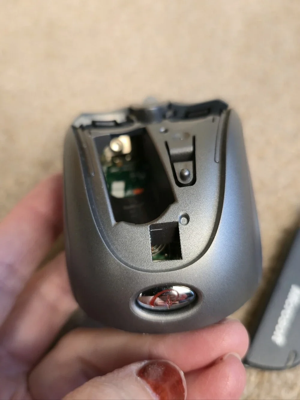 3D Microsoft Wireless Notebook Optical Mouse 3000 MSK-1056 w/ USB Receiver